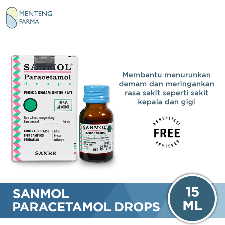 Sanmol Paracetamol Drops (Sanmol Paracetamol Tetes) Apotek