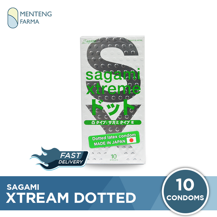 Kondom Sagami Xtreme Dotted Isi 10 Apotek