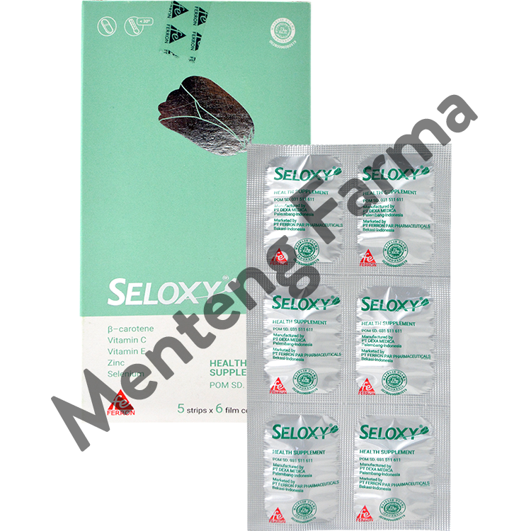 Seloxy 6 Kaplet - Vitamin A, C, E, Zinc dan Selenium – Apotek