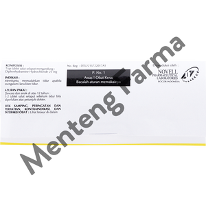 Sedares 25 Mg 10 Tablet - Membantu Meringankan Gangguan Sulit Tidur ...