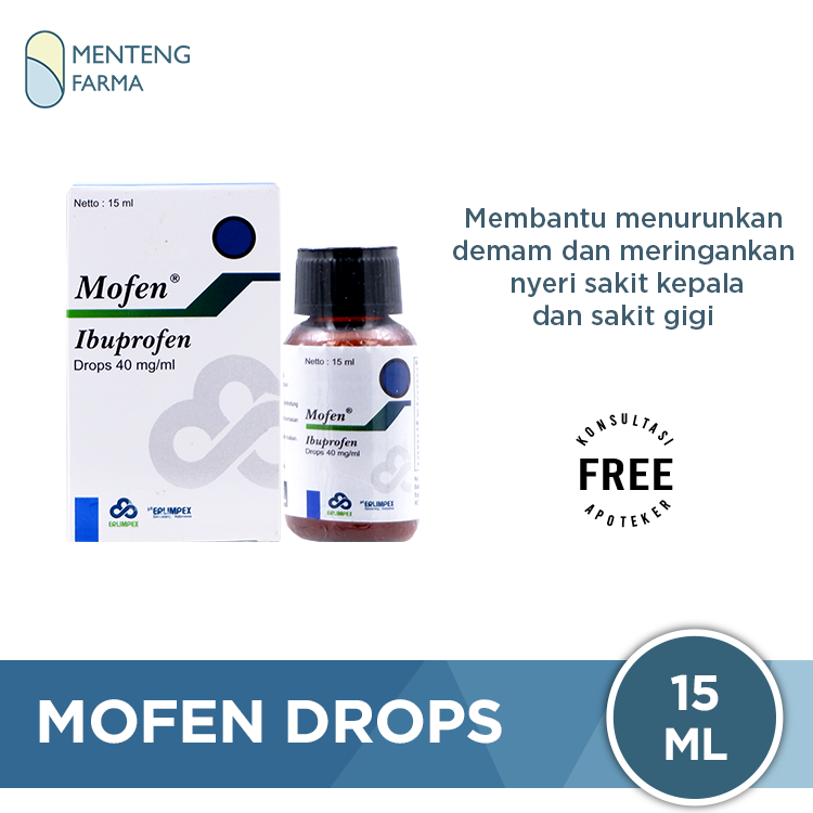 Mofen Drops 15 ml - Obat Pereda Demam dan Nyeri – Apotek