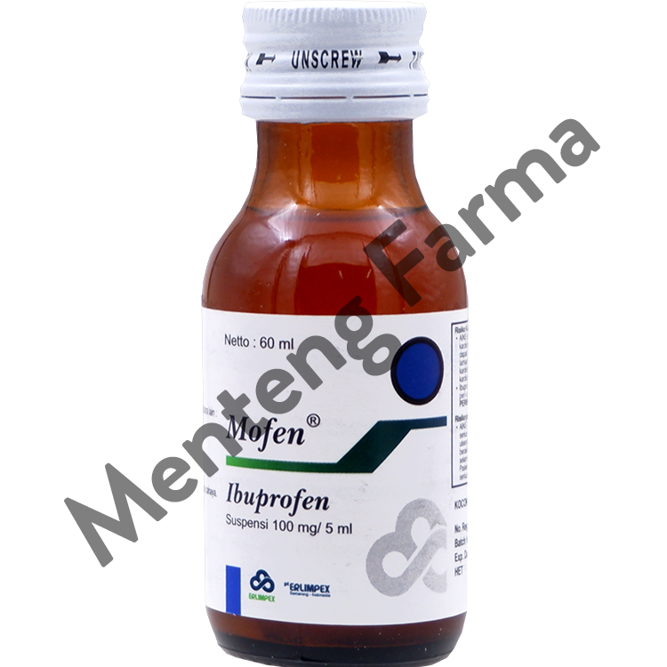 Mofen 100 mg/5 ml Suspensi 60 ml - Sirup Pereda Demam dan Nyeri – Apotek