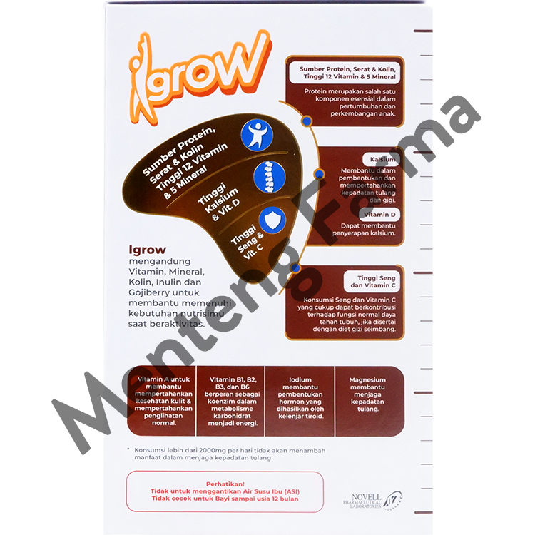 I Grow Cokelat 5 Sachet - Susu Pertumbuhan Anak – Apotek