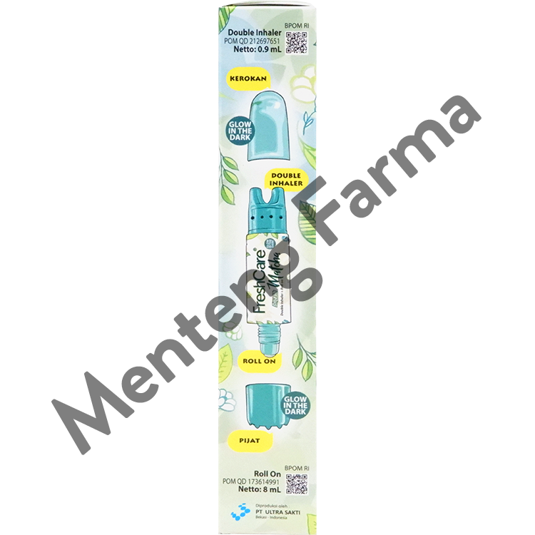 Freshcare Smash Matcha Double Inhaler + Roll On - Minyak Angin Aromath ...