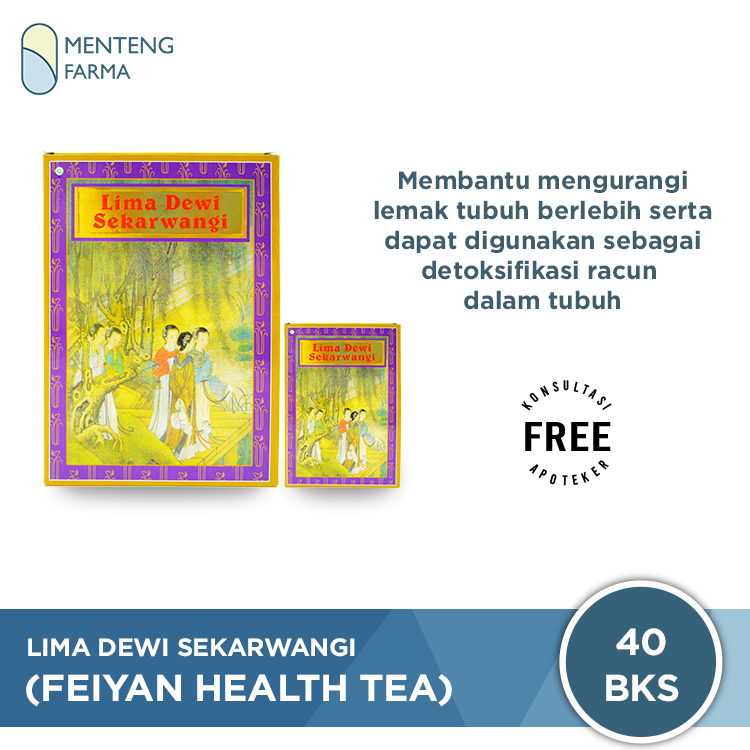 Lima Dewi Sekarwangi (Feiyan Health Tea / Fat Yan Tea) - Teh Herbal Pe ...