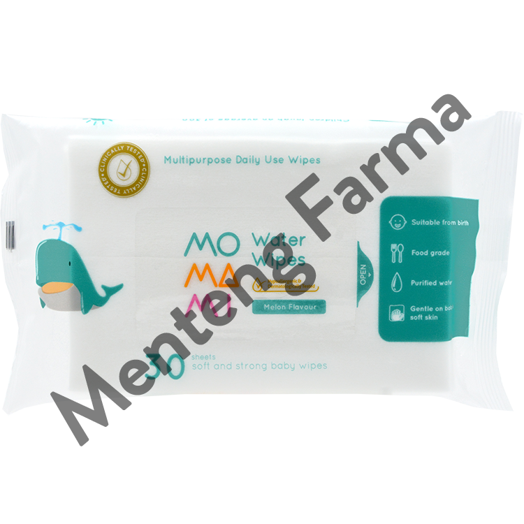Momami Water Wipes 30 Lembar Tisu Basah Bayi Apotek momami-water-wipes-30-lembar-tisu-basah-bayi-apotek